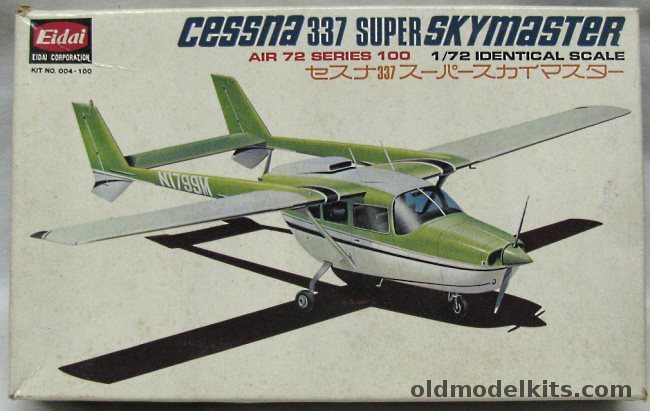 Eidai 1/72 Cessna 337 Super Skymaster, 004-100 plastic model kit